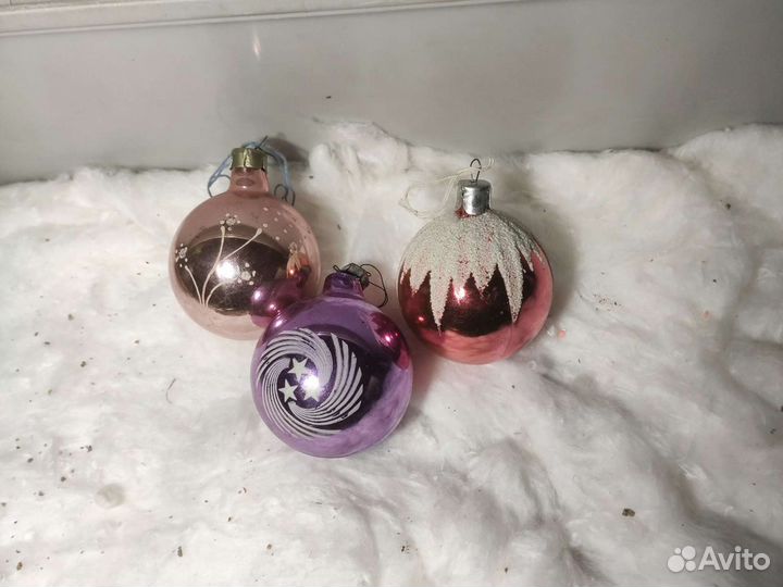 Ёлочная игрушка СССР. шары
