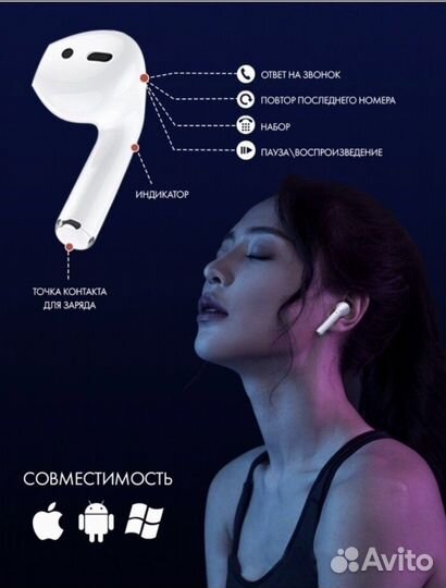 Без проводные наушники tws i12, Pro4