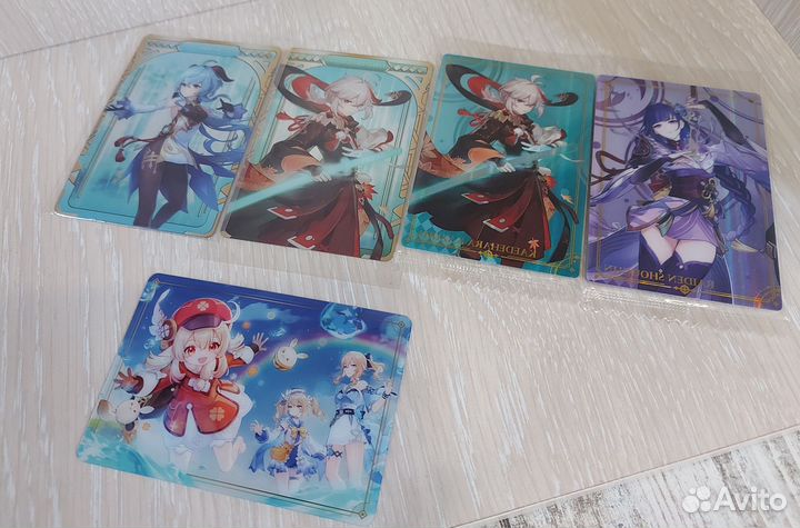 Коллекционные карточки Genshin Impact