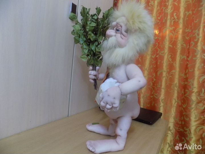Кукла, сувенир, оберег, Хозяин бани