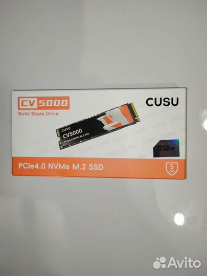 SSD M.2 nvme 512 GB PCIe 4.0 Cusu CV5000