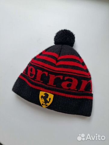 Зимняя шапка Ferrari