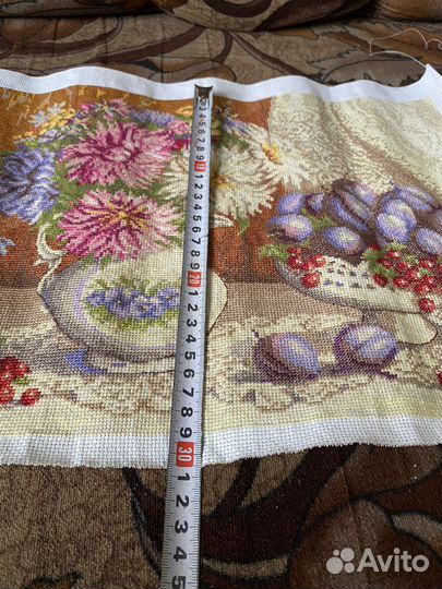 Картина вышитая крестом ручная работа