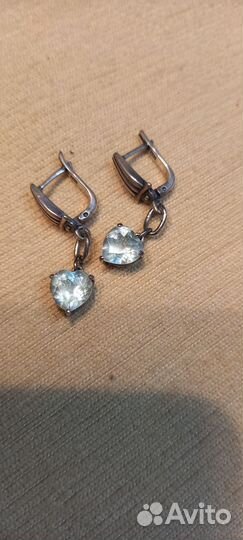 Серьги серебро