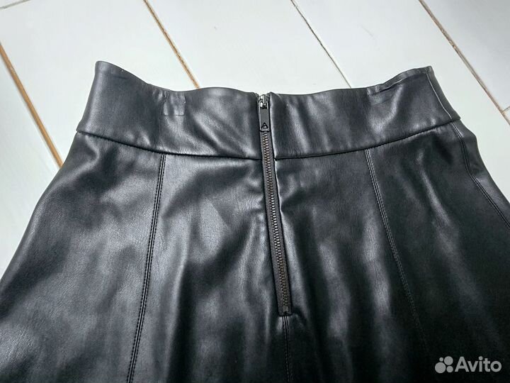 Длинная юбка из экокожи Lime xs