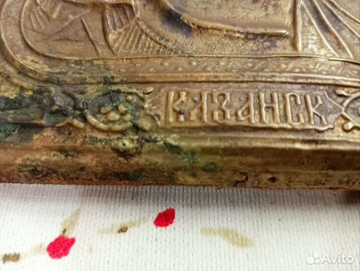 Икона Казанская Богоматерь. Фабрика в Мстере