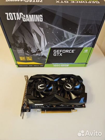 Видеокарта zotac GeForce GTX 1660 Super