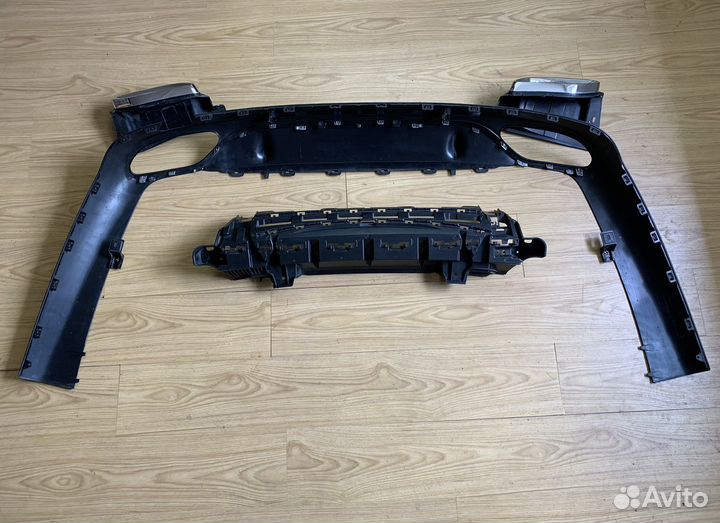 Задний бампер на mercedes cls (C257)