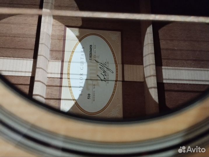 Акустическая гитара Taylor 510