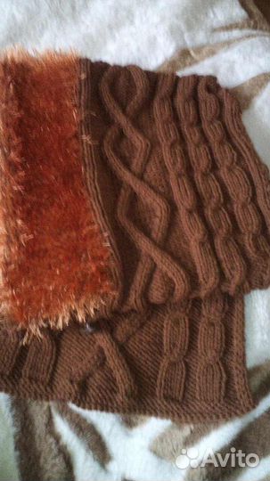 Капюшон капор женский полушерстяной