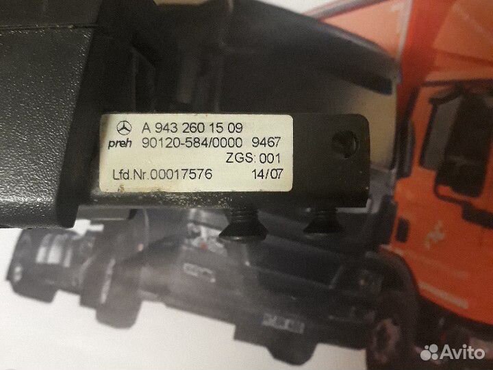 Селектор кпп Мерседес Актрос MP1 MP2 MP3