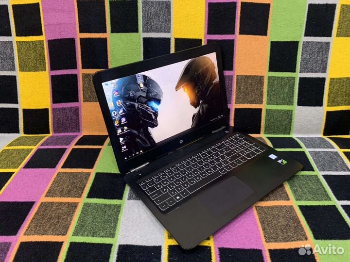 Клёвый игровой ноутбук HP 15-bc304ur*