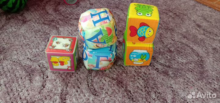 Наборы мягких кубиков