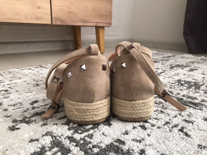 Эспадрильи на танкетке размер 40