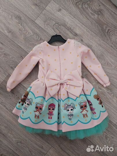Платье для девочки 92-98 LOL нарядное