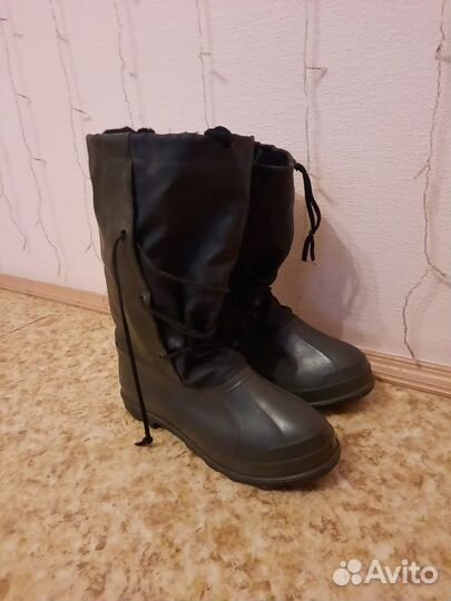 Сапоги резиновые зимние для рыбалки