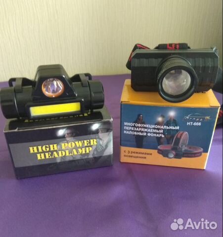 Фонари налобные