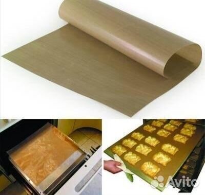 Коврик антипригарный 33х40 см, тефлоновый