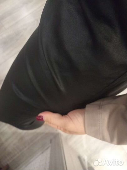 Брюки Next с покрытием под кожу 44