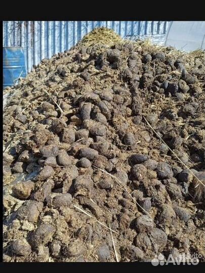 Навоз конский в мешках чернозём