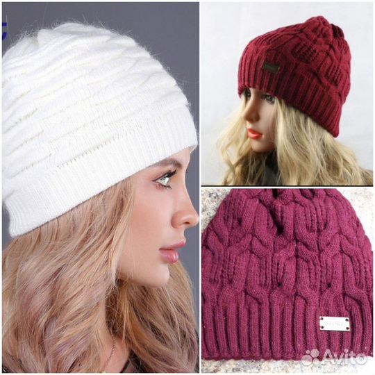 Шапка женская вязанная.новая