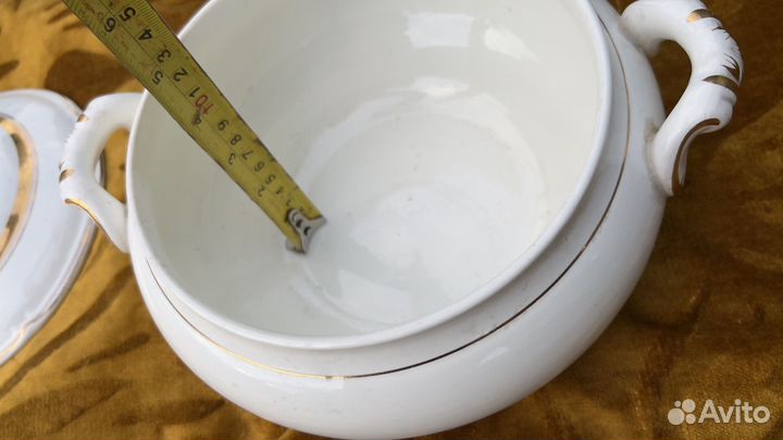 Фарфоровая супница СССР