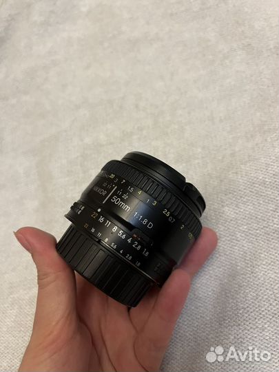 Объектив Nikon Nikkor AF 50mm 1:1.8D