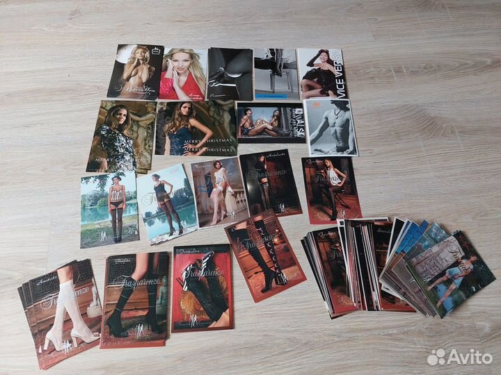 Карточки реклама колготок, обуви 18+ открытки