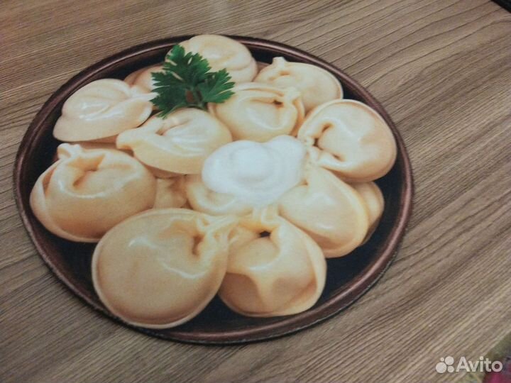 Коврик с пельмени