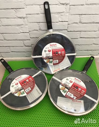 Сковорода с крышкой 28см Tefal