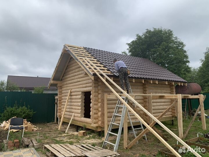 Баня 6x4 (ручная рубка)