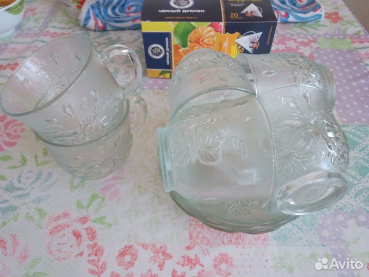 Чайный сервиз стеклянный