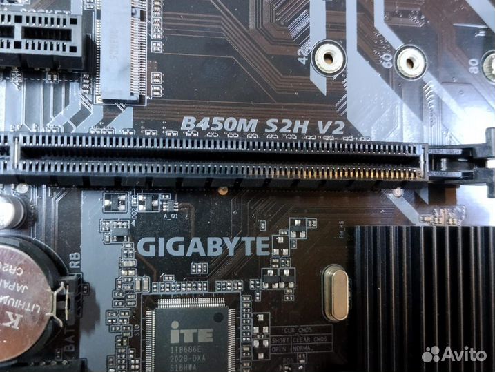 Материнская плата B450M S2H AM4 дефект