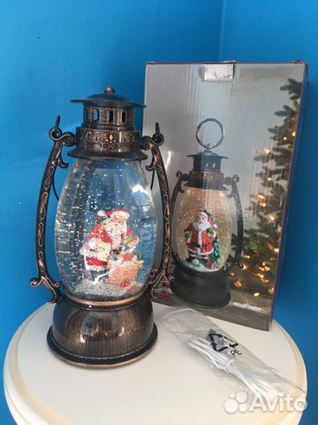 Новогодний светильник фонарь