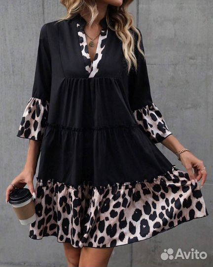 Платье свободное 2 цвета