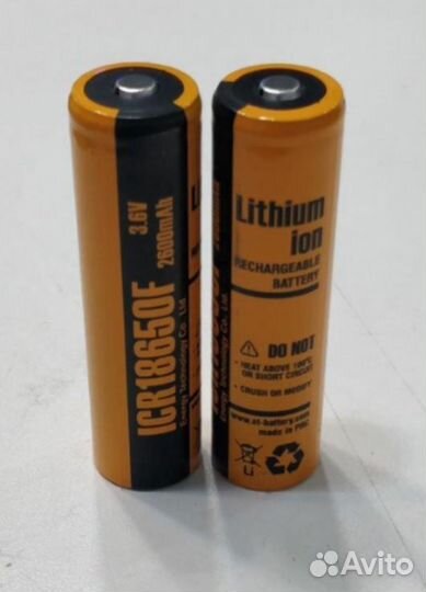 Аккумулятор ET ICR18650F-HT (высокий 