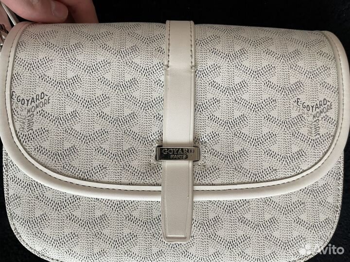 Сумка goyard белая