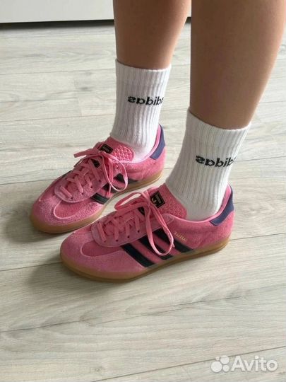 Adidas Gazelle Indoor Bold Pink Glow розовые