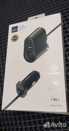 Авто зарядное устройство Wiwu (42W)