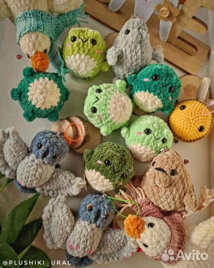 Вязаные игрушки ручной работы