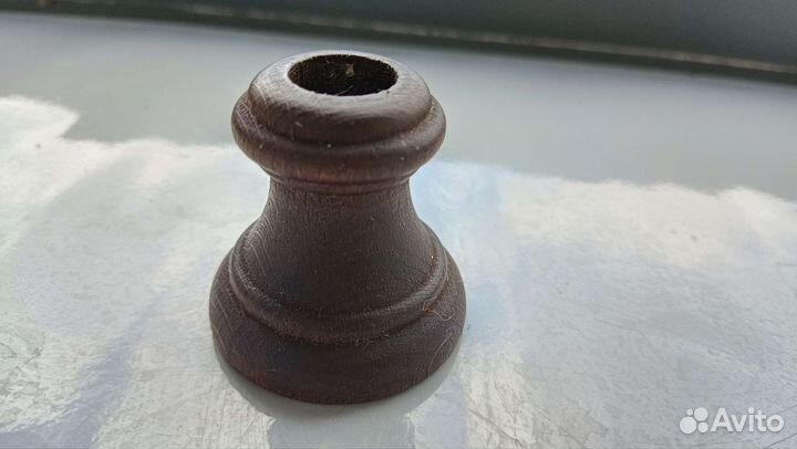 Наконечники для карниза, красное дерево