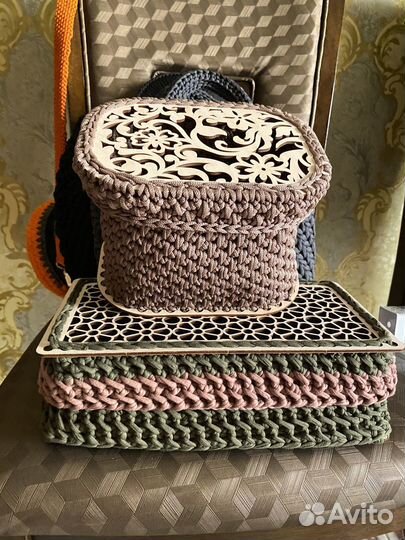 Плетенные шкатулки