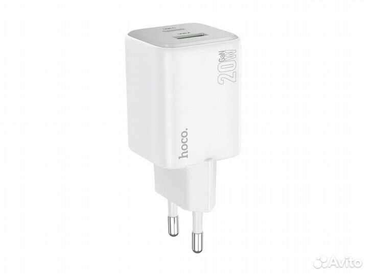 Зарядное устройство Hoco N41 USB/USB Type-C. 20W