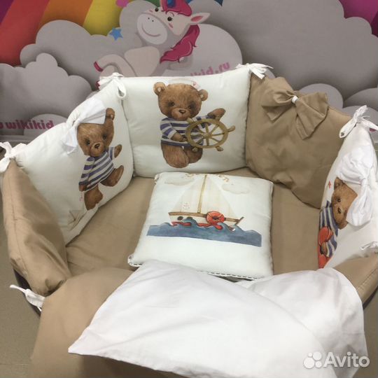 Бортики Комплект в кроватку 