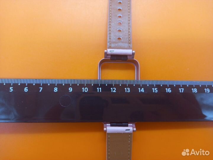 35625 Кожаный ремешок для Xiaomi Mi Band 7 pro, ме