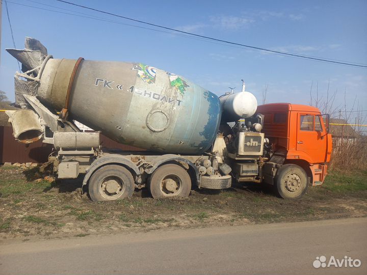 Автобетоносмеситель КАМАЗ 6520, 2007