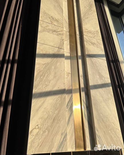 Декоративные молдинги, молдинги из латуни