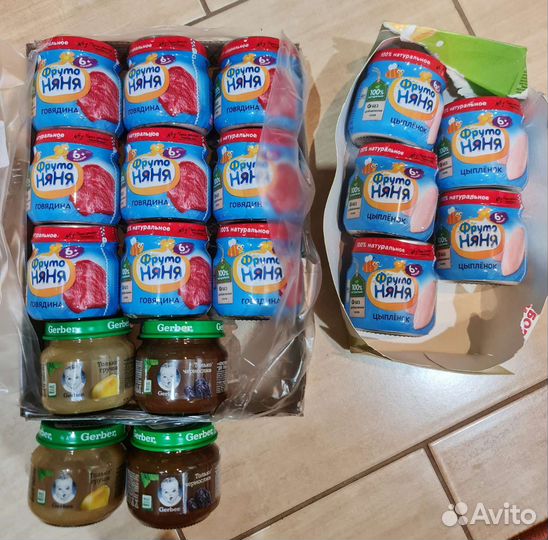 Детское пюре фрутоняня