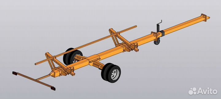 Тележка для жаток Ростсельмаш ППА-700, 2023