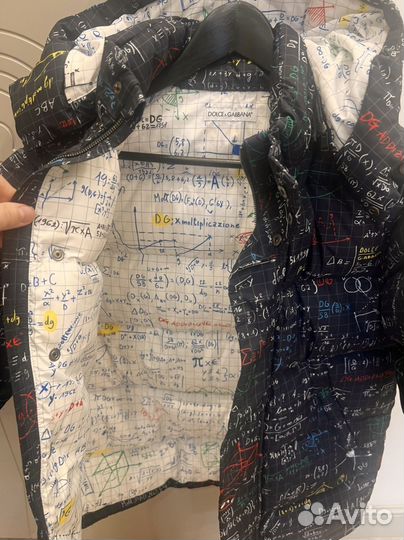 Пуховик детский 7-8 лет Dolce Gabbana новый